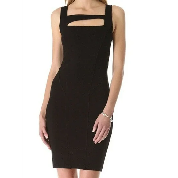 Helmut Lang | Dresses | Helmut Lang Gala Knit Aline Body Con Little Black  Dress Size Small | Poshmark